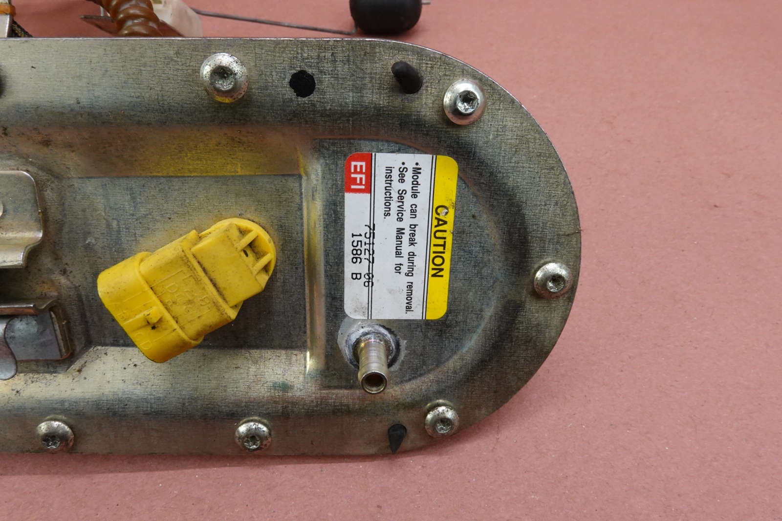 Harley Road King FLH Police FLHP Fuel Gas Pump Tank Cover Sending  