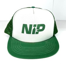 Vintage Green Trucker Mesh SnapBack Foam  NIP  Green Trucker Hat   