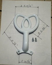 52  HAMPTON BAY BROOKHURST WHITE CEILING FAN BLADE ARM REPLACEMENT OEM