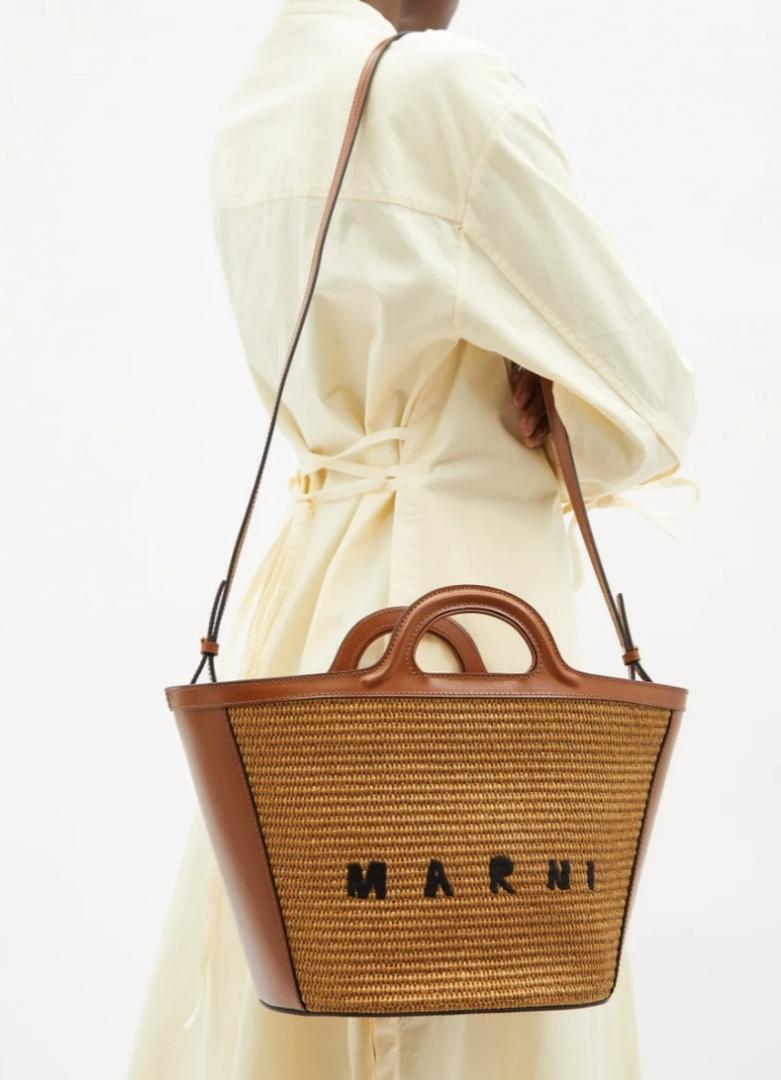 Marni Tropicalia Logo Tote Mini Bag