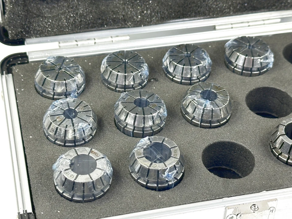 HAAS 04-0101 ER25 New Straight Bore Collet Kit 12pcs - Missing 3pcs see Pics - Image 2 of 3