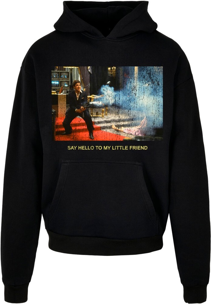 Высококлассная толстовка MT Little Friend со шрамом на лице, Сверхтяжелая толстовка Оверсайз