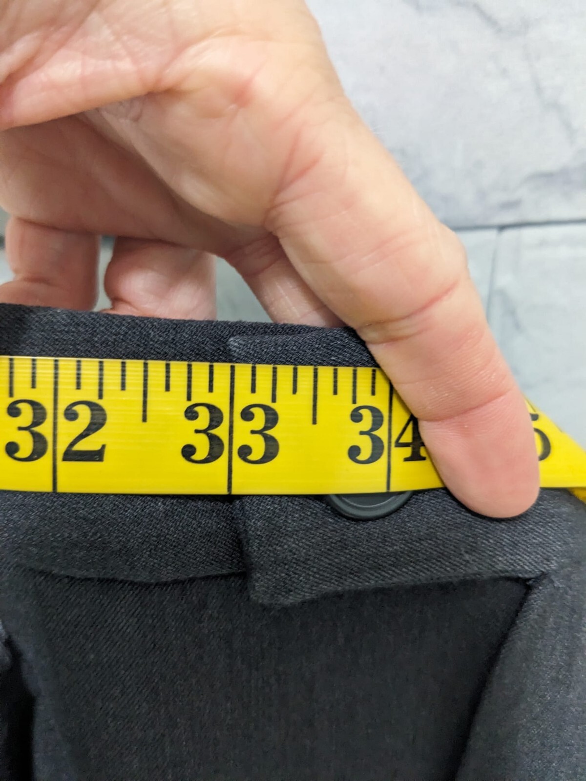 Christopher And Banks Women's Solid Gray Dress Pa… - image 9