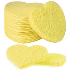 Paquete de 50 esponjas faciales comprimidas para exfoliar
