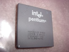 INTEL P133 CPU P133 PROCESSOR A80502133 - SY022 CPU 93