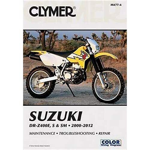 Clymer Suzuki DR-Z400E, S  ; SM 2000-2012 - Paperback NEW Bogart, Jay 2012-06-12 - Zdjęcie 1 z 2