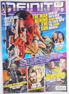 Infinity magazine #84 2025 James Bond: The Man Behind the Sun, unfilmed novel