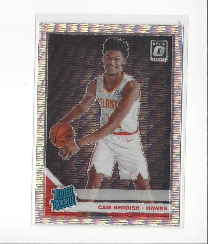 2019-20 Optic Fanatic Box Set (Silver Wave) #170 Cam Reddish Rookie Hawks Lakers
