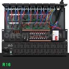 R16/R16S 16CH Power Sequencer Power Supply Sequencer for Speakers Stage Shows