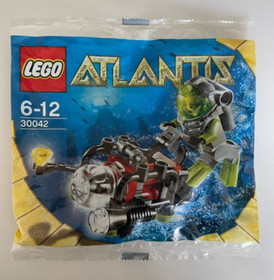 LEGO Atlantis 30042 Mini Sub with Diver New Sealed Polybag RARE