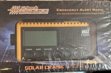 Solar Crank CR1009 NOAA Emergency Weather Alert Radio W / AM/FM/SW Broadcast