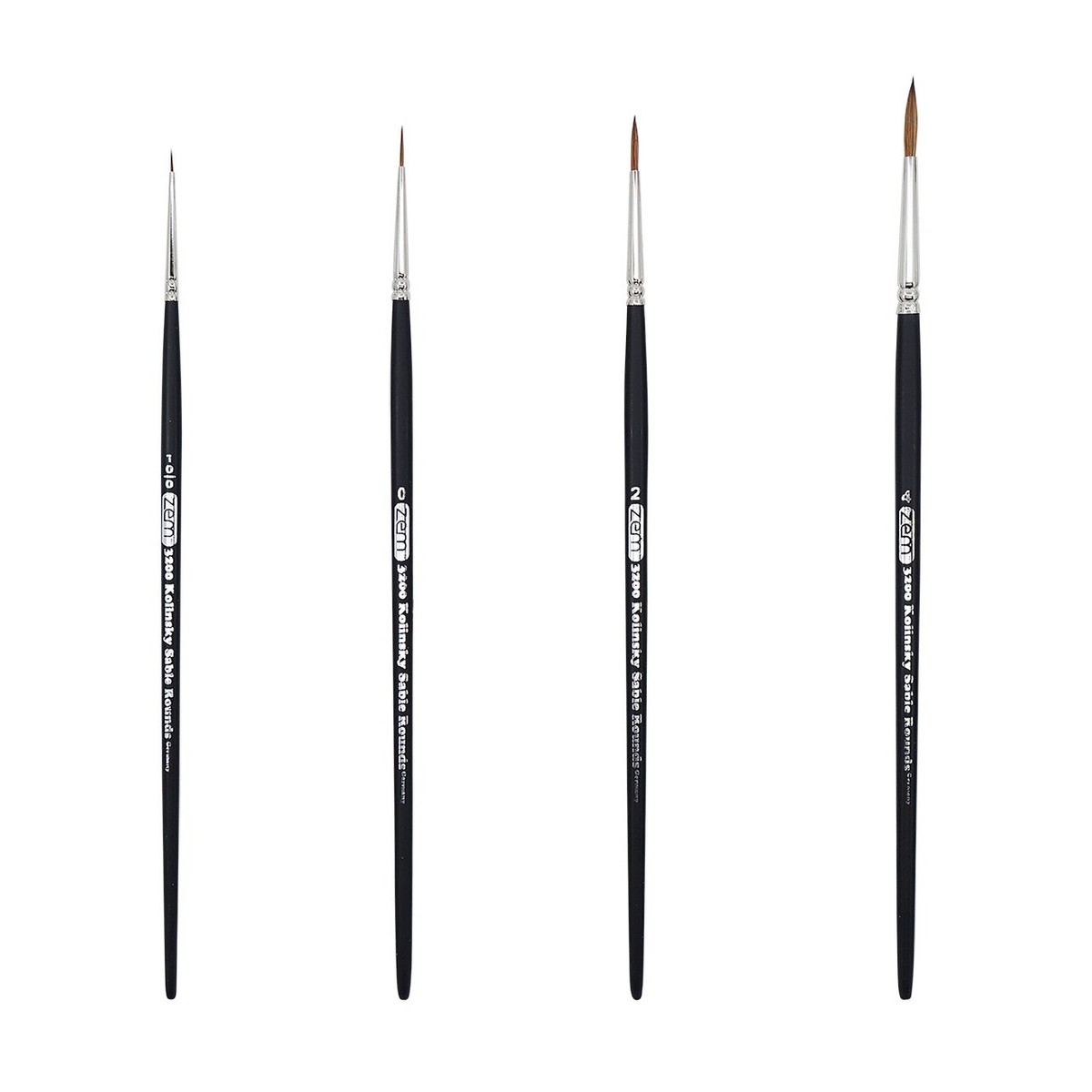 AS-84 Kolinsky Pure Sable Detail Artist Paint Brush Rounds