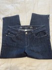 New Christopher & Banks Modern Fit Dark Wash Jean Capris Size 4 — photo 2