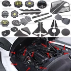 Real Carbon Fiber Engine Bay Tank Panel Cover Frame Trim For Corvette C8 2020-26