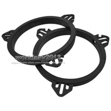 2x 6.5" inch Car Door Audio Speaker Spacer Adaptor Ring Bracket Mounting Adapter