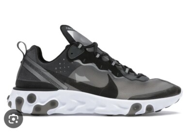 NEW Without Box Men s Nike React Element 87 Size 14 Anthracite AQ1090-001