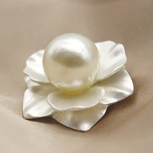 2PCS Floral Decor Shank Button Collar Stud for Shirt Coat Dress 16/21/30mm - Picture 5 of 7