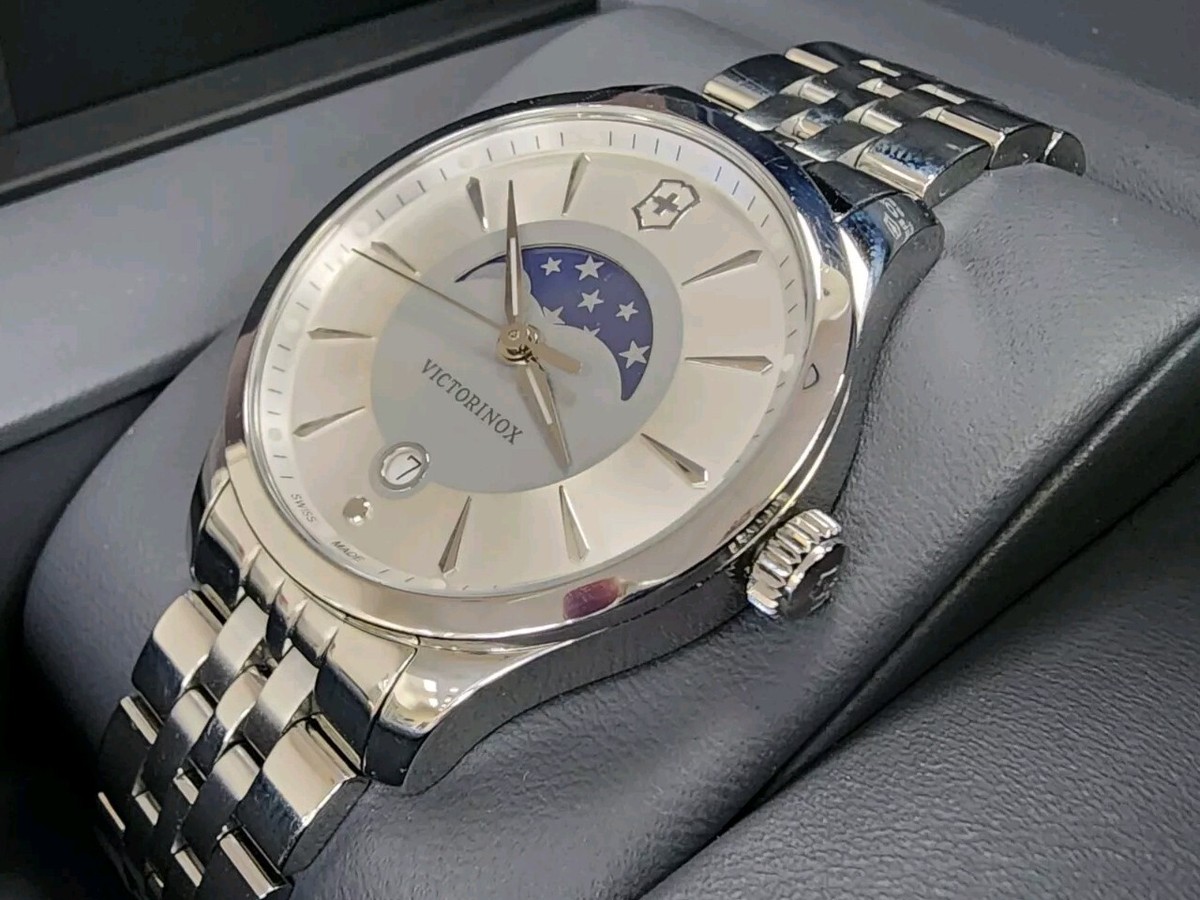 Victorinox Swiss Army Alliance 241833 MoonPhase Watch 35mm MSRP