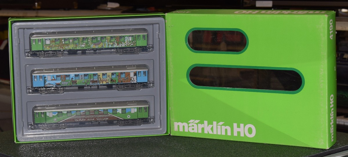 MARKLIN 4190 HO PASSENGER TRAIN 3-CAR SET | eBay