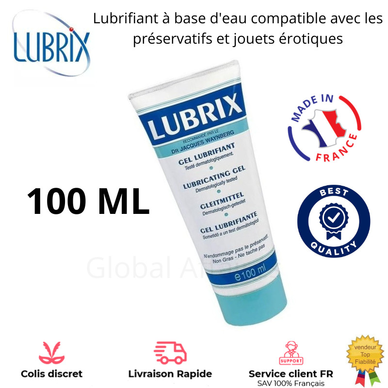 Lubrifiant intime Lubrix gel sexuel premium de fabrication française