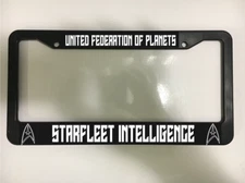 Star Trek Starfleet Intelligence United Federation Car License Plate Frame NEW