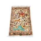 Area Rug Hunting Tree of Life Wool Silk Hand Knotted  Indoor Carpet (3.4 x 2.1)'