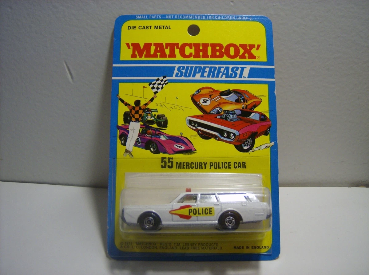 Matchbox Superfast Mercury Vintage Manufacture Diecast Police