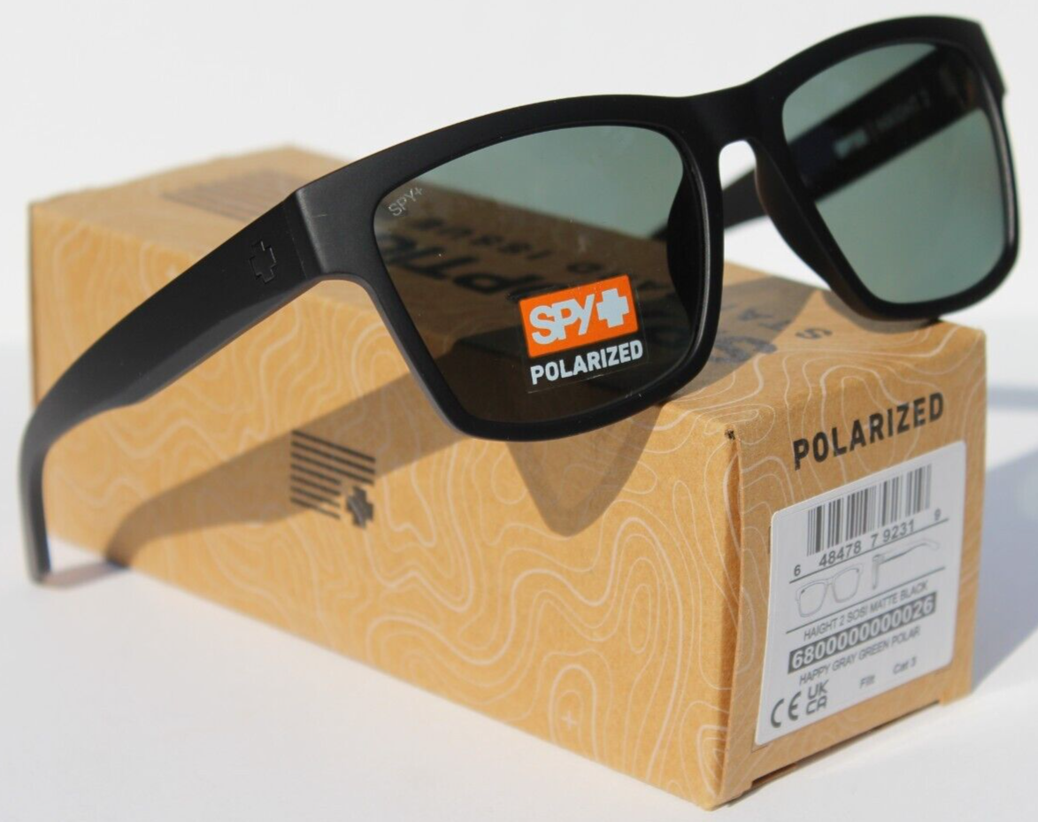 SPY - SPY スパイ サングラス 【HAIGHT 2】 黒/偏光ハッピーレンズ SPY SUNGLASSES スパイ サングラス HAIGHT 2 ヘイト SOFT MATTE