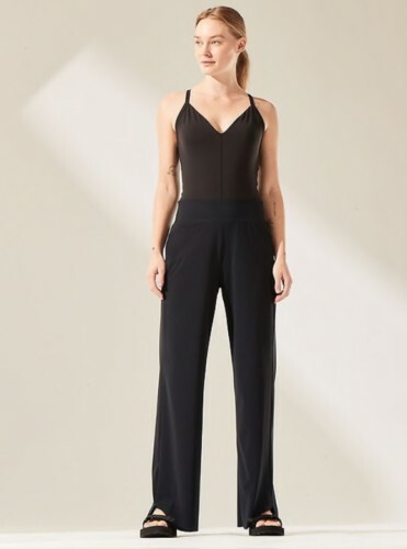 Athleta Cosmic Pant Navy Wide Leg Work 