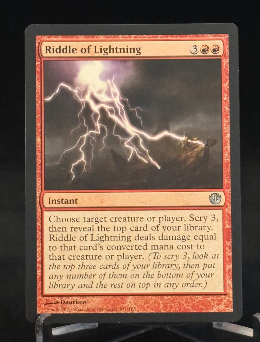 MTG Magic NYX Journey Into NYX Riddle of Lightning - Uncommon