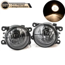 For 2015-2020 Jeep Renegade Clear Fog Light Driving Lamp w/Light Bulbs Durable
