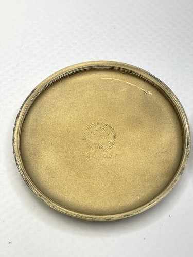 Elgin Shockmaster 3160 10k Walzgold Taschenuhr läuft Uhr 17 Jewels - Bild 5 von 8