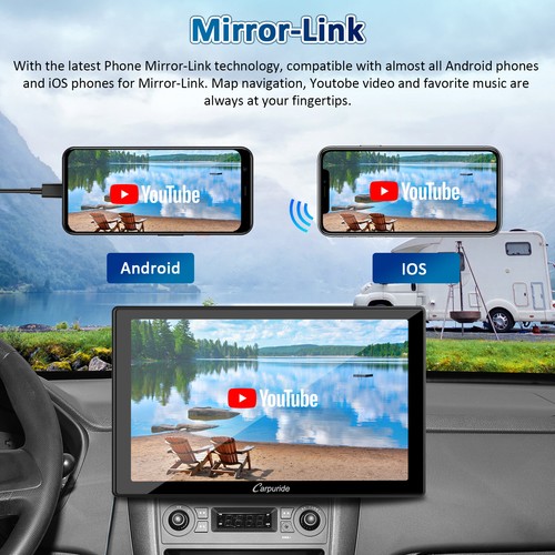 Carpuride W901Pro Touch Audio Tragbar Carplay Dual Bluetooth Carplay Display - Bild 2 von 9