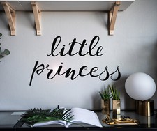 Vinyl Wall Decal Little Princess Girl Baby Room Stickers 22.5 in x 12.5 in gz049