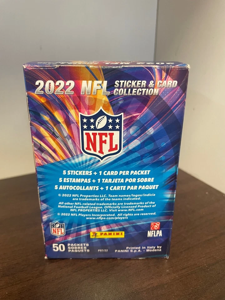 2022 Panini NFL Sticker & Card Collection Sealed box of 50 packs Brady Mahomes - Image 3 of 3