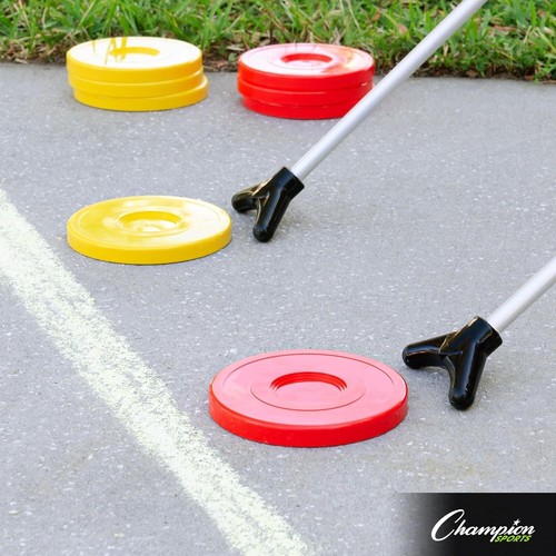 Shuffleboard Set - Lightweight Indoor Outdoor Game for Family Fun & Competition - Picture 9 of 9