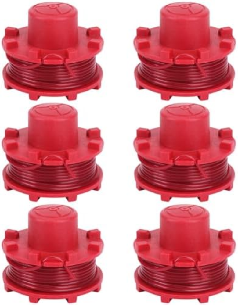 6 bobine di filo di ricambio per tagliaerba Einhell GE-CT 36/30 Li E, GE-CT 36/3