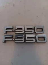 87 88 89 90 91 FORD F-350 SIDE EMBLEMS LOGO BADGE SYMBOL SIGN *PAIR*