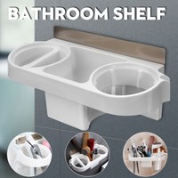 Badezimmer Haartrockner Aufbewahrung Organizer Regal Lockenstab Kamm Halter