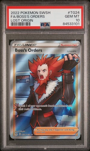 Boss's Orders graded PSA 10 for sale on eBay