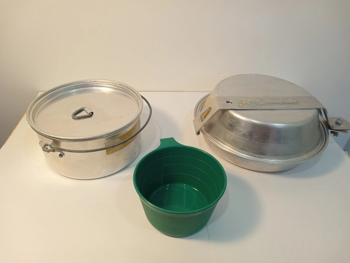 ぼ*ち様 VINTAGE PALCO ALUMINUM MESS KIT Palco Aluminum Mess Kit