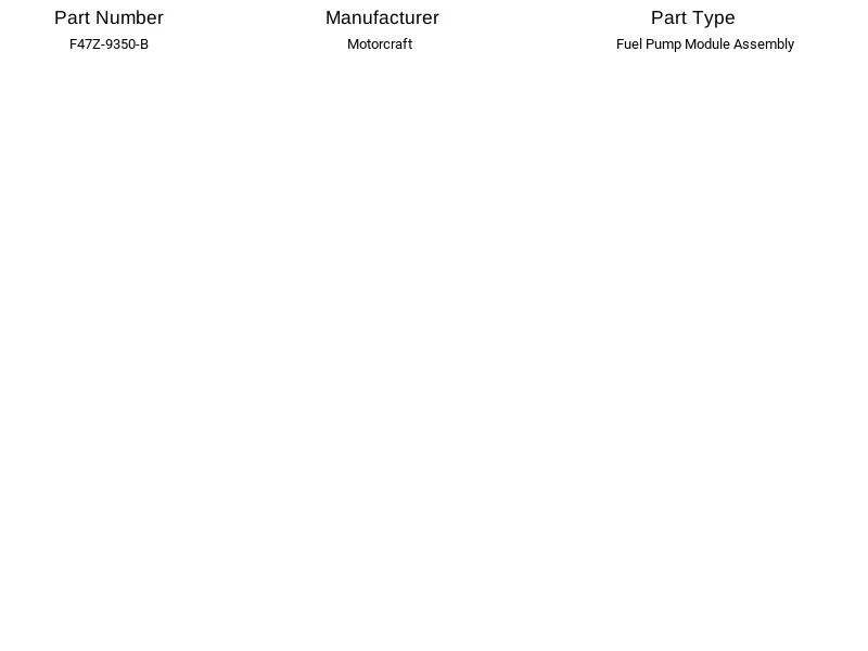 Módulo de bomba de combustible Ford F47Z-9350-B para BMW Buick Cadillac Chevrolet 84-95 Foto 4 de 4