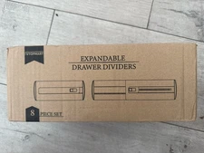 Expandable Drawer Dividers 8 Pack Drawer Organizers