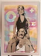 Original grafitti art (two on offer) by Malatesta - the 'Banksy' of Buenos Aires