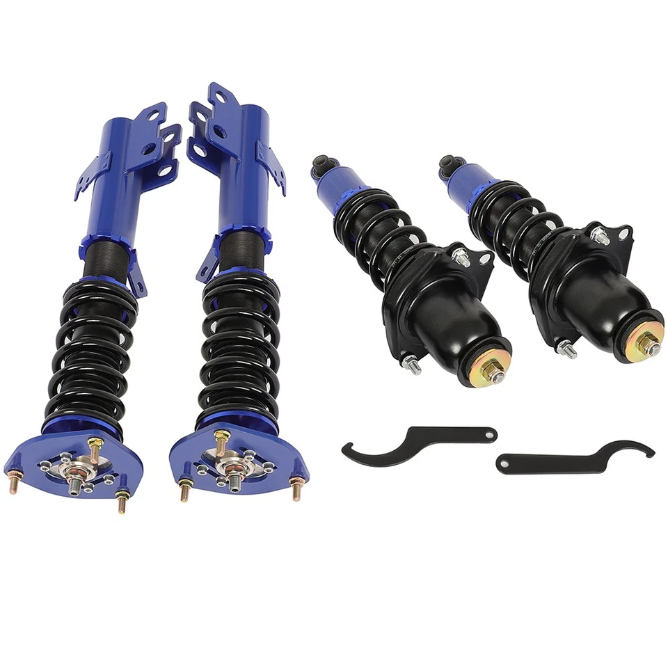 2pcs Front + 2pcs Rear Coilovers + 2pcs Spanner For 2000-06 Toyota Celica Foto 2 de 4
