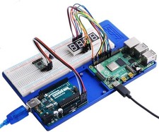 Blue ABS Breadboard Holder 5 in 1 Base Plate ...