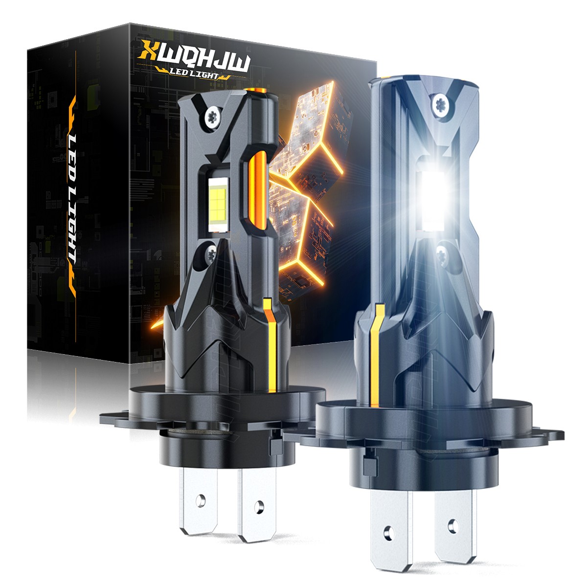 H7 LED Headlights High Beam For Hyundai Sonata Sedan 4-Door 2011-2014 10000K