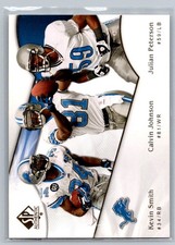 2009 SP Authentic  Kevin Smith/Calvin Johnson/Julian Peterson 185