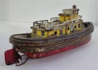 X-727 VINTAGE 1950'S JAPAN TIN TUG BOAT TUGGY  — photo 3
