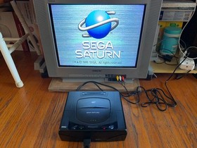 Sega Saturn MK-80000 US model 1 console system + Sega Rally Championship working